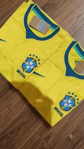 ? Camisa Brasil 2026 Amarela, Azul e Vermelha | Pronta Entrega