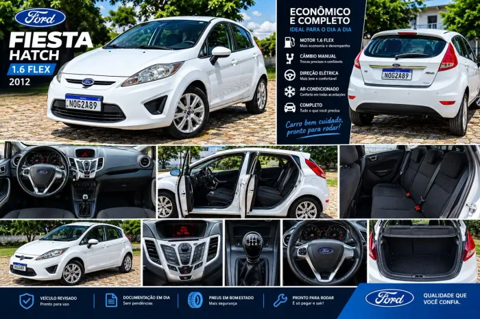 Ford Fiesta SE 1.6 16V Flex 5P 2012
