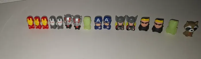 bonequinhos personagens da marvel