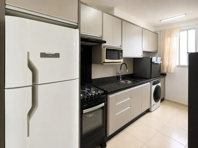 Apartamento 2 quartos semimobiliado no Spazio Montseny no Jd. Alvorada, Minha Casa Minha V