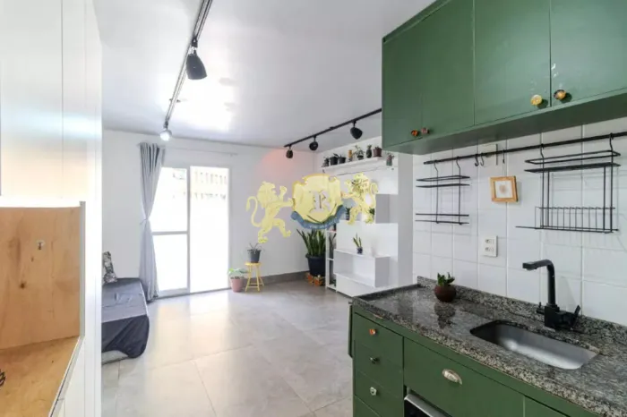 Flat de 1 quarto para venda na República - Condomínio Vibe