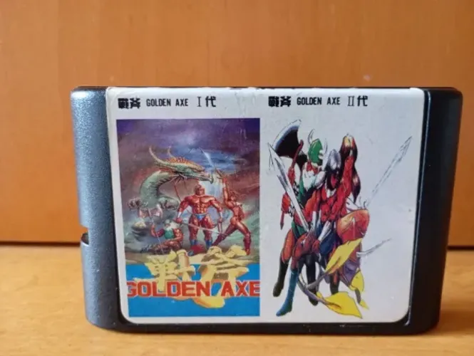 2 em 1 Golden Axe 1 e 2 para Mega Drive