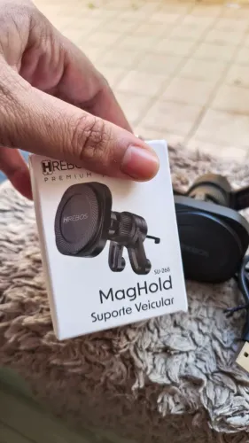 Suporte para celular veicular com carregamento por indução NOVO