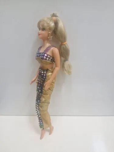 Vintage - boneca genérica anos 90 - tipo Barbie Jewel Hair - sea World Mermaid