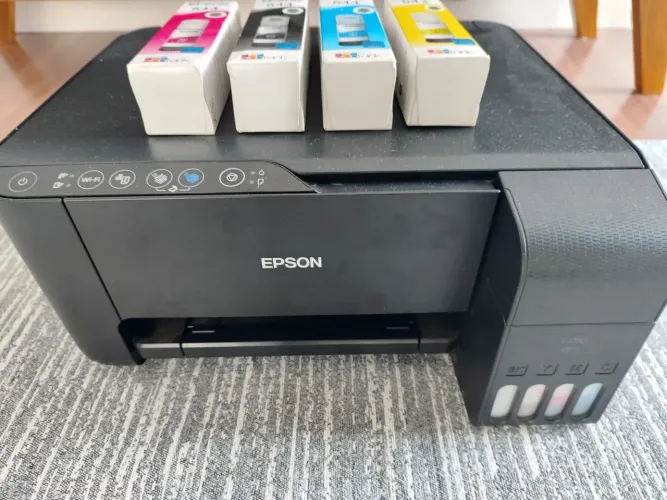 Impressora Epson L3150 + 4 Cartuchos de Tintas Original