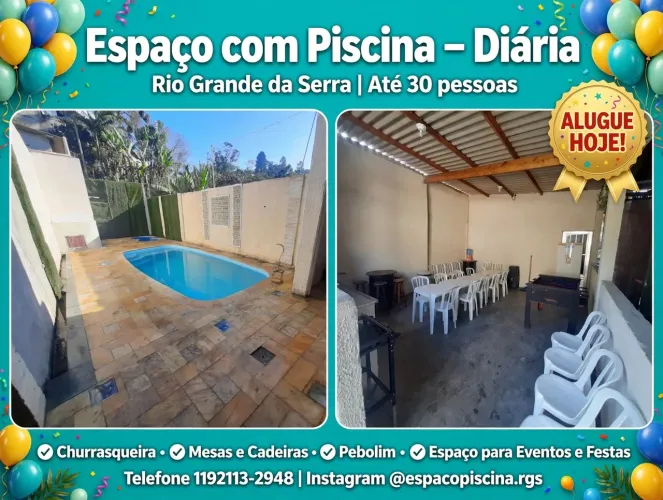 Day Use espaço com piscina