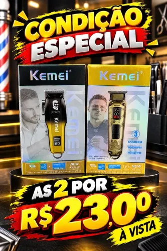 Máquina de cortar cabelo kemei