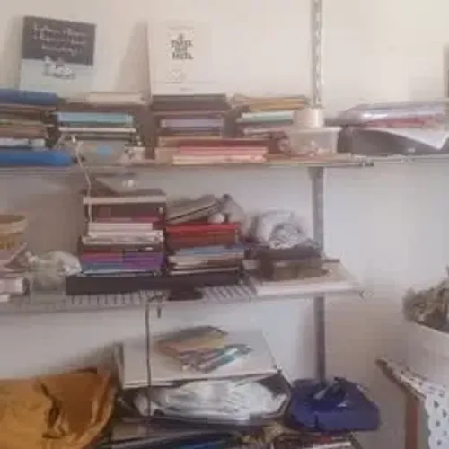 (NEGOCIÁVEL) Arara de roupas - trilhos cromado - Leory Merlin