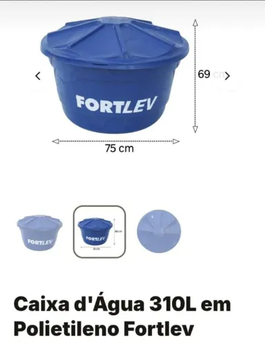 Vendo caixa d'água 310 Lt