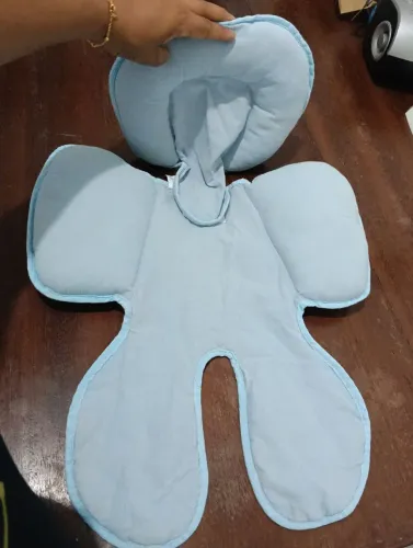 Almofada para bebê conforto azul