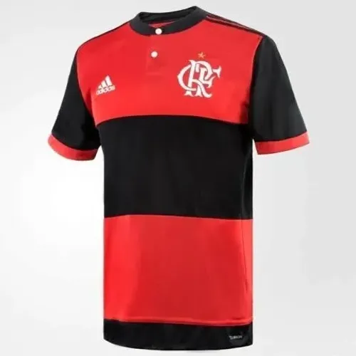 Camisa Original Flamengo Adidas I 17/18 Rubro-Negra BK7089