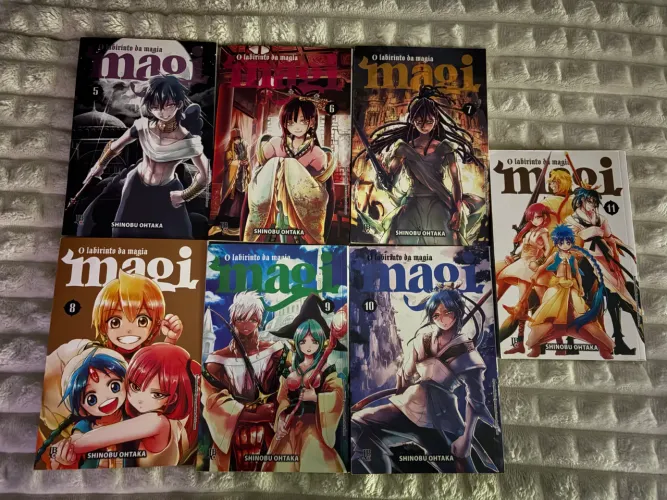 Magi manga 5 ao 11