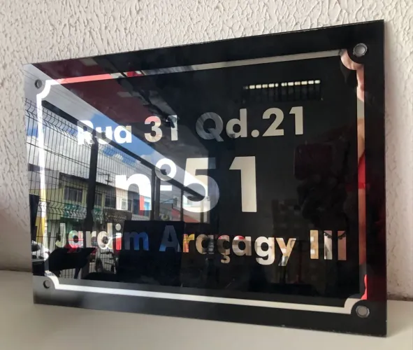 FABRICO PLACAS DE ENDEREÇO