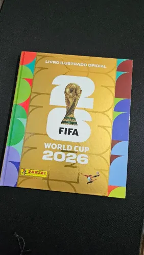 Album Copa 2026 Dorado completo+album Prata zerado+album brochura zerado.