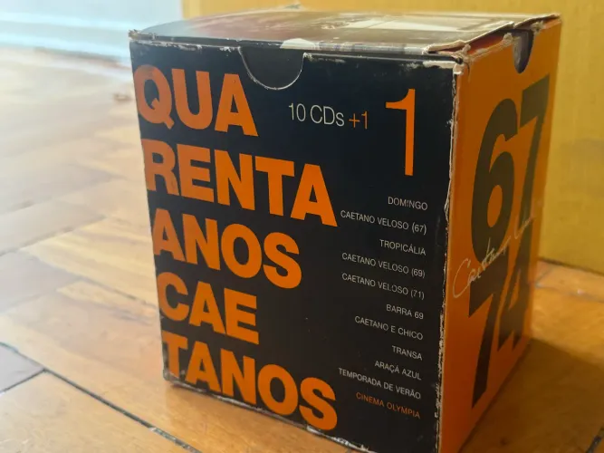 Box CD Quarenta Anos Caetanos 1: 67-74