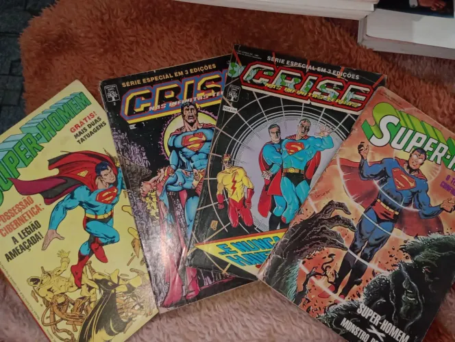Combo HQ's Superman originais anos 80 Abril Super Homem 