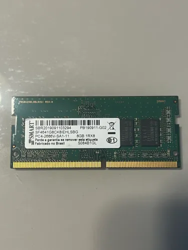Memória RAM SMART 8GB DDR4 2666MHz para Notebook 