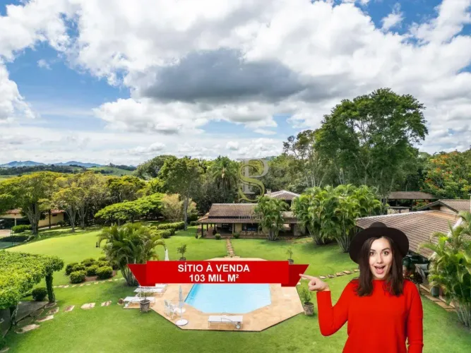 Sítio com 9 dormitórios à venda, 102794 m² por R$ 29.500.000,00 - Zona Rural - Piracaia/SP
