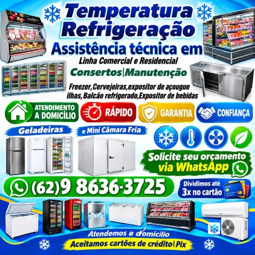Profissional Qualificado:Consertos/Manutenção em Geladeiras,Ar condicionado e outros