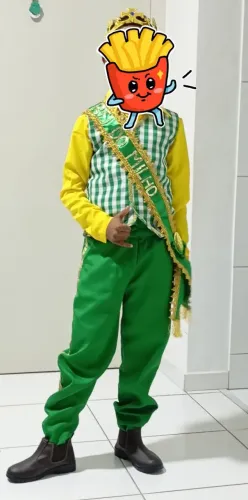 Roupa rei do milho