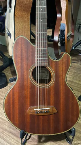 Violão Ibanez Talman TCY74 Mahogany Eletroacústico Aço Cap Fishman 