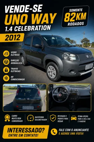 Fiat Uno WAY 1.4 EVO Fire Flex 8V 5P 2012