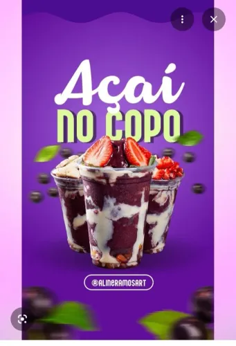 Açaí Frozen e guaraná da Amazônia 