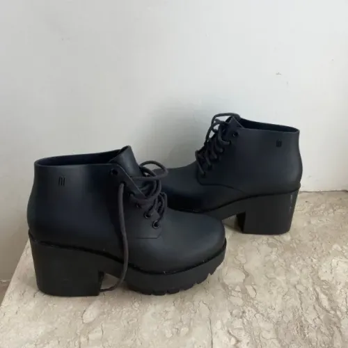 Coturno Boot Melissa Preta