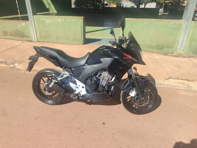 Honda CB 500X 2015 Preta | Único Dono + Acessórios (Aceito Troca)
