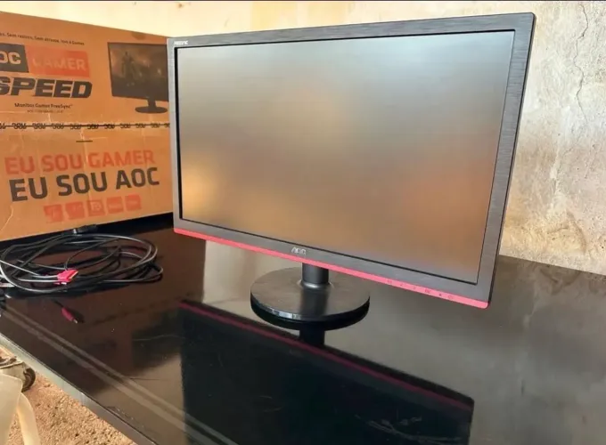 Monitor AOC G2260VWQ6, 75Hz, em ótimo estado e bem conservado aceito proposta