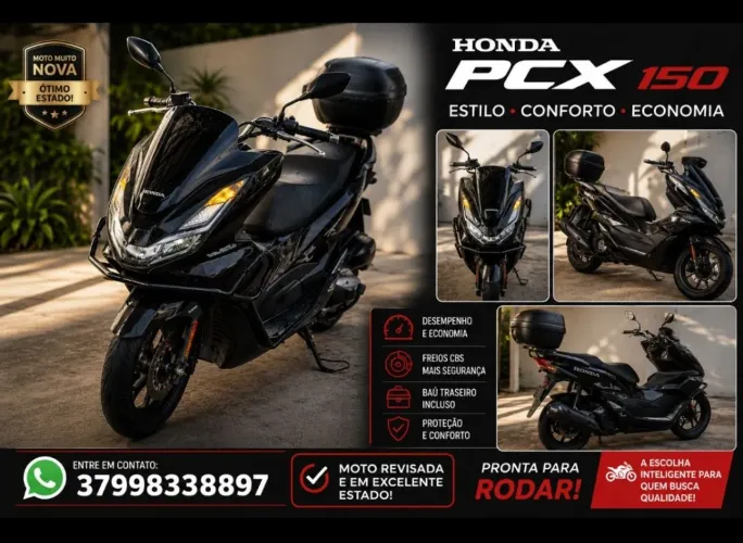 PCX 160 somente 17 mil km