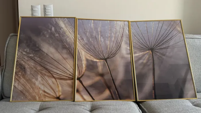 Vendo quadro tríptico decorativo