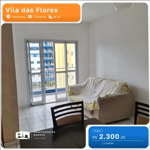Vila das Flores 2Qts/1St c/modulados e climatização Compensa