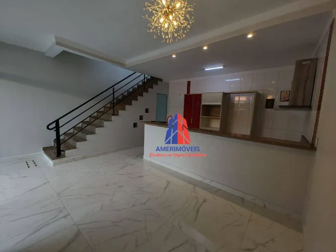 Casa com 3 dormitórios para alugar, 150 m² por R$ 5.086,50/mês - Parque Novo Mundo - Ameri