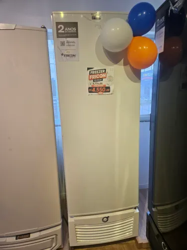 freezer vertical branco 569 litros - 2 anos de garantia 