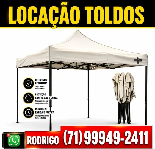 Aluguel tendas e toldos locação Salvador e regiao
