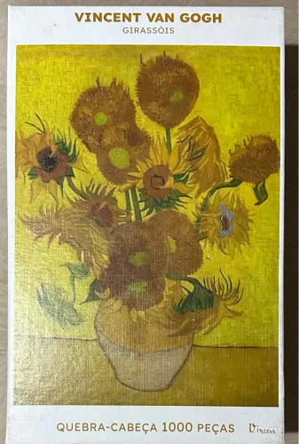 Quebra-cabeça Girassóis de Van Gogh 1000 peças 