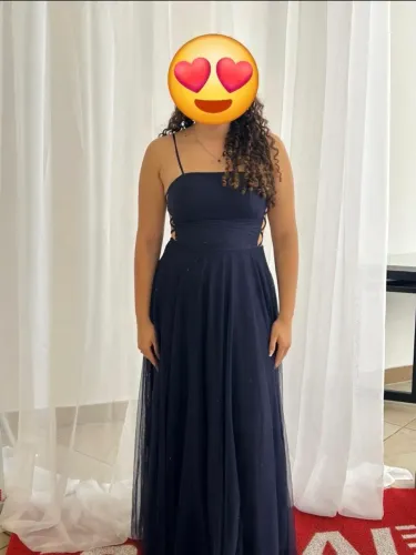 Vestido festa - Azul marinho