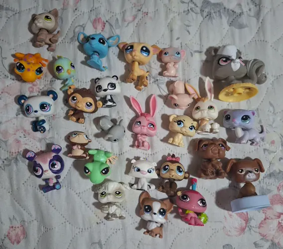 Lote littlest pet shop hasbro, lps, brinquedos