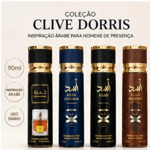 Espetacular I Body Splash 90ml Masculino | Inspiração em Perfumes Árabes | Clive Dorris