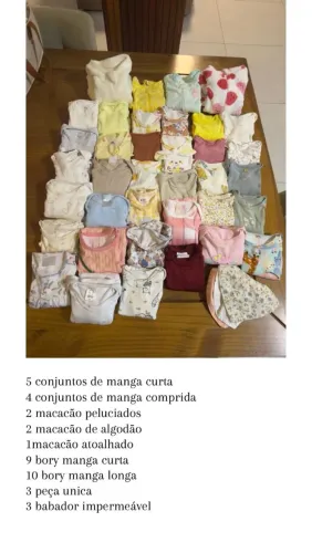 Roupa de Bebê Menina - 0 à 3 meses