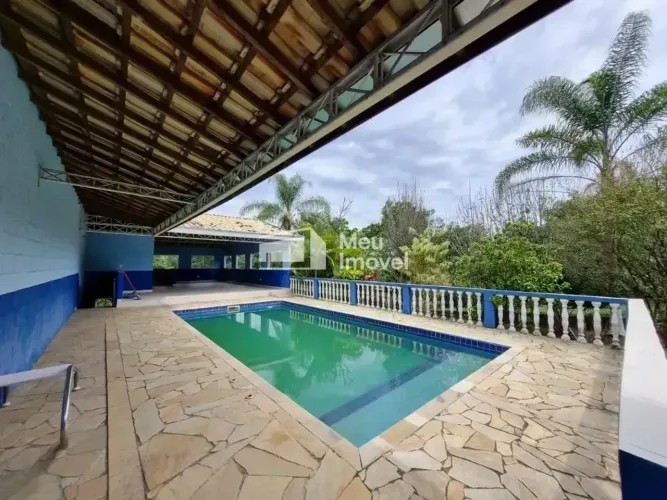 Aluguel | Chácara com Piscina e Casa Sobrado 3 Dorm  Recanto Democrata  Bairro Guamirim  C