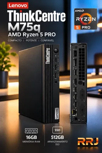 ThinkCentre M75q AMD Ryzen 5 PRO 16GB 512GB