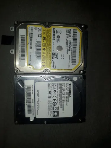 Dois hd de 500gb funcionando de notebook 