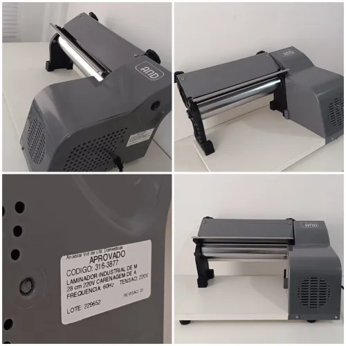 Cilindro Laminador Elétrico 28cm AND Anodilar - Muito Conservado