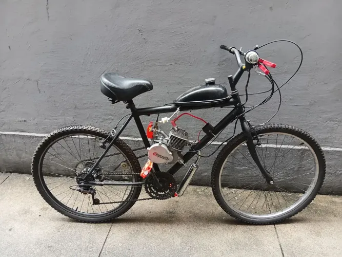Bicicleta motorizada 80cc nova