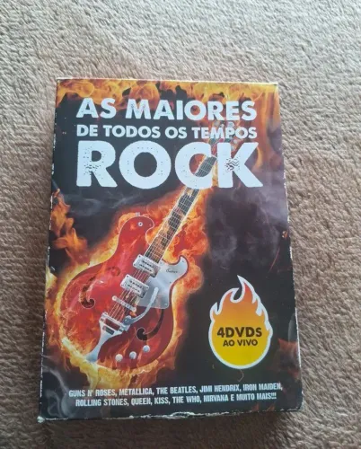 Os Maiores guitarristas de todos os tempos 4 DVDs