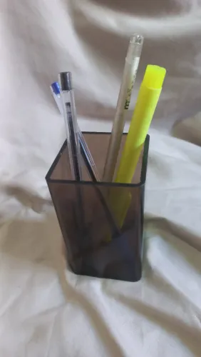 Porta lápis Acrílico Fumê Menno