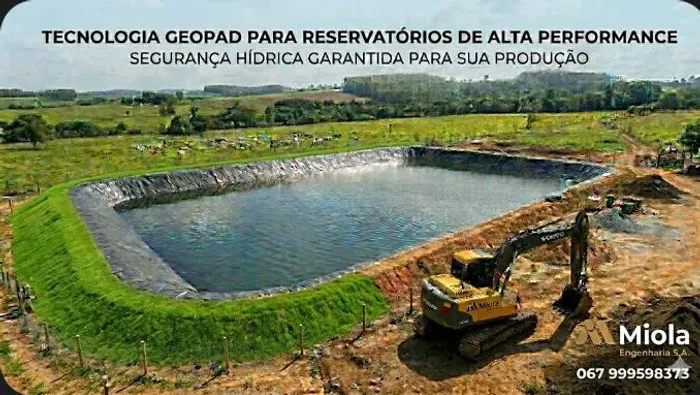 Reservatório de água.