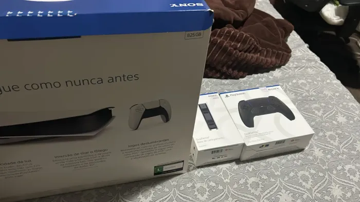 Ps5 + 2 Controles + Base de carregamento